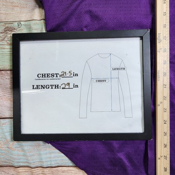 Robert Graham Mens Purple Textured Long Sleeve Button-Up Shirt - Picture 8 of 9